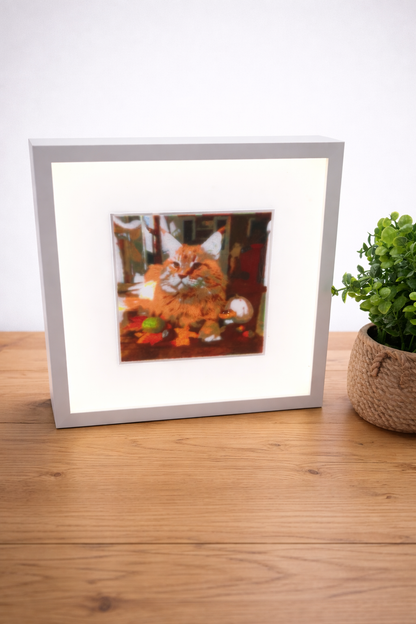 Image lumineux magique – Relief 3D personnalisé en couleurs